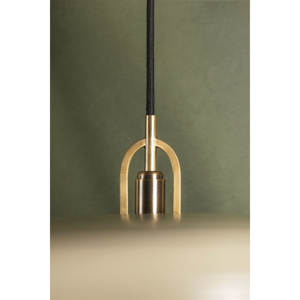 Plummet LED 18 inch Patina Brass/Soft Sand Pendant Ceiling Light