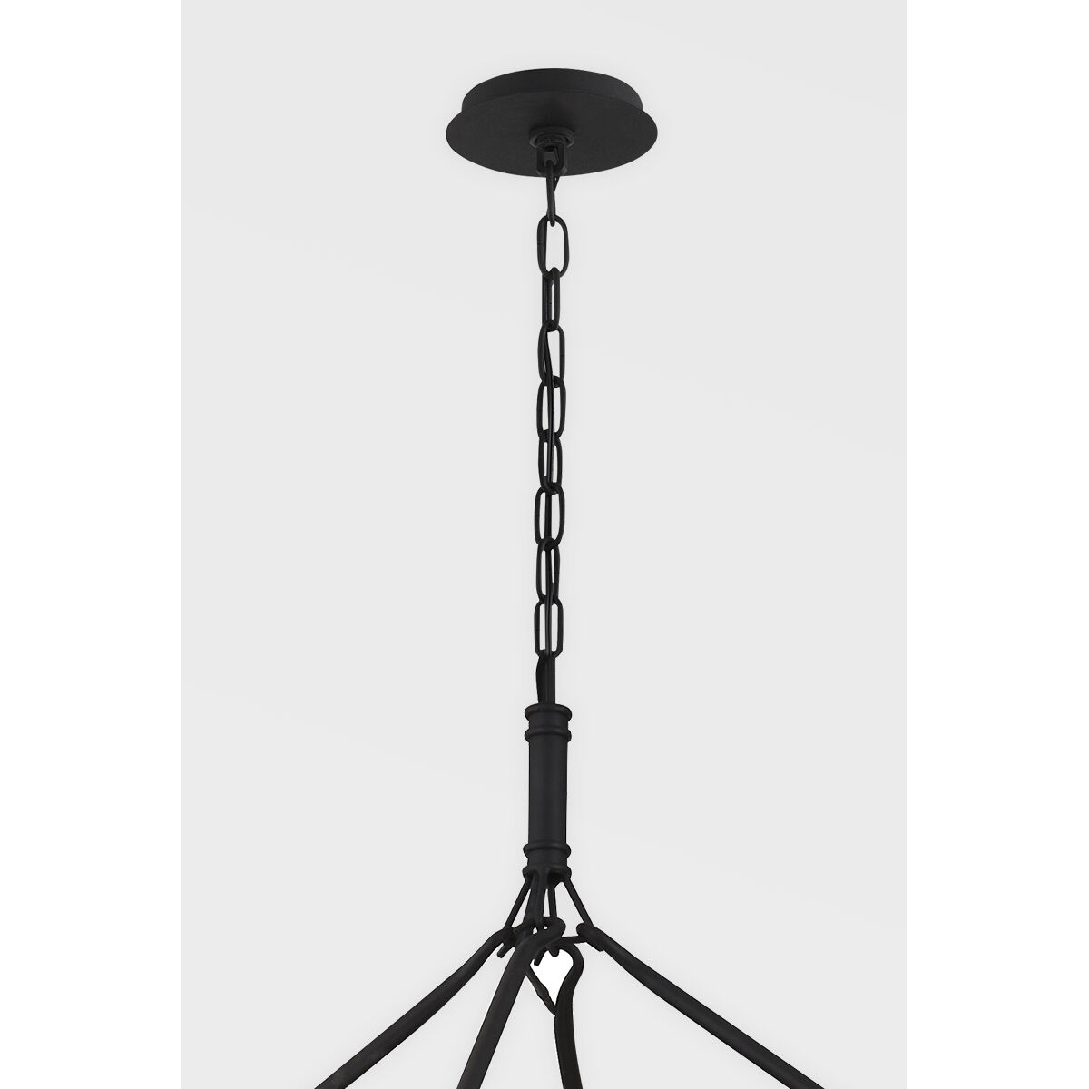 Sutton 28 Light 52.25 inch Textured Black Chandelier Ceiling Light