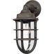 Wilmington 1 Light 6.75 inch Nautical Rust Wall Sconce Wall Light