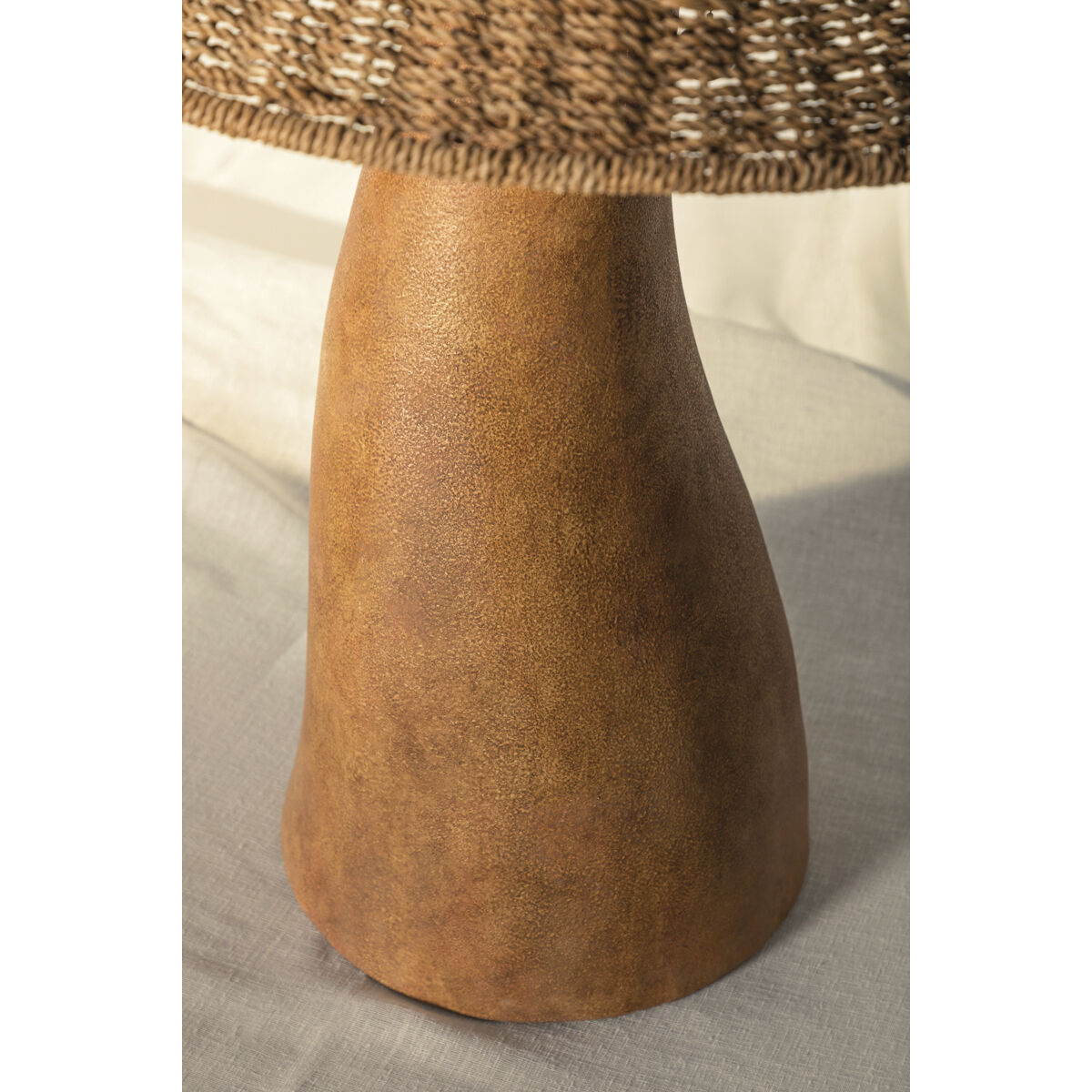 Seyla 29 inch 15.00 watt Patina Brass/Ceramic Ancient Terracotta Table Lamp Portable Light