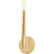 Levi 1 Light 4.5 inch Gold Leaf Wall Sconce Wall Light