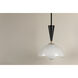 Payson 1 Light 12 inch Patina Brass/Soft Black Pendant Ceiling Light