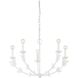 Florian 5 Light 28 inch Gesso White Chandelier Ceiling Light