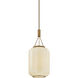 Judson 1 Light 14 inch Patina Brass Lantern Ceiling Light
