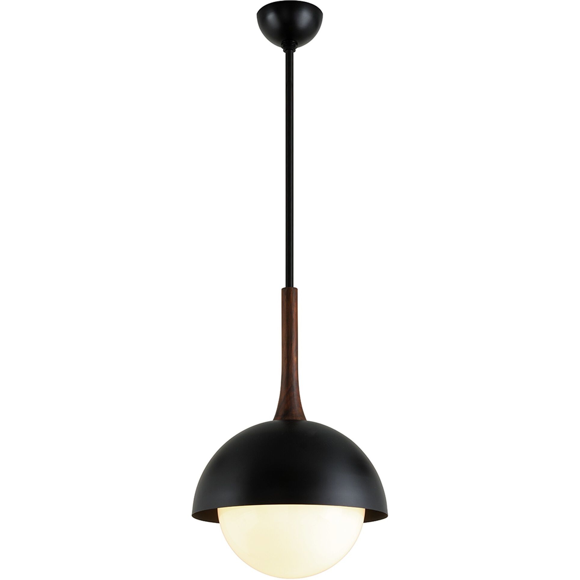 Cadet 1 Light 18 inch Soft Black Pendant Ceiling Light