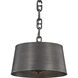 Admirals Row 4 Light 20 inch Graphite Pendant Ceiling Light