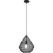 Wabi Sabi 1 Light 14 inch Black Pendant Ceiling Light