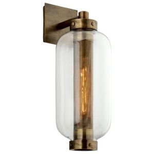 Atwater 1 Light 8 inch Vintage Brass Wall Sconce Wall Light 