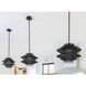 Kokoro 1 Light 15 inch Kokoro Bronze Pendant Ceiling Light