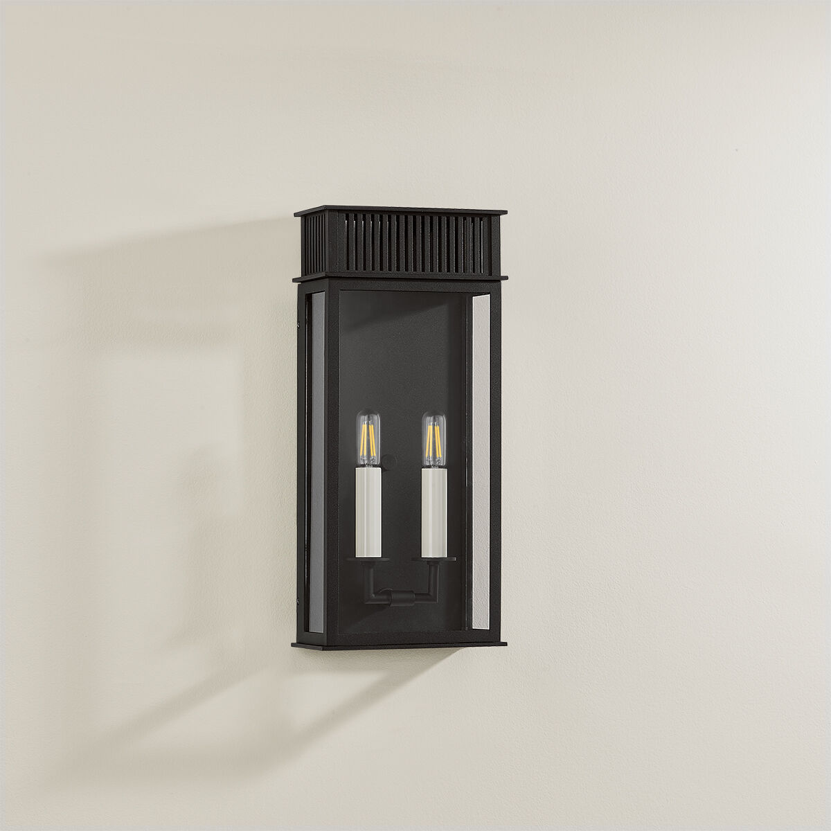 Gridley 2 Light 7.75 inch Textured Black Wall Sconce Wall Light