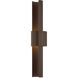 Ossian LED 28 inch Bronze Exterior Wall Sconce