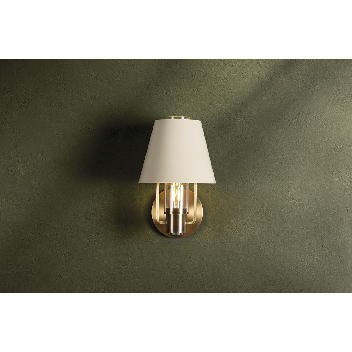 Kindle 1 Light 8.75 inch Patina Brass Wall Sconce Wall Light