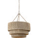 Reza 1 Light 24 inch Patina Brass Chandelier Ceiling Light