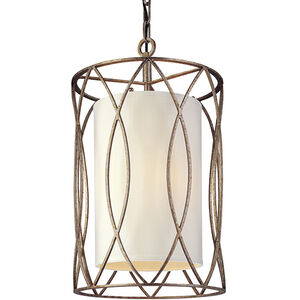 Sausalito 3 Light 13 inch Silver Gold Pendant Ceiling Light