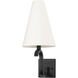 Melor 1 Light 6.5 inch Forged Iron Wall Sconce Wall Light