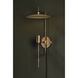 Manti 1 Light 9.75 inch Patina Brass Plug-in Sconce Wall Light