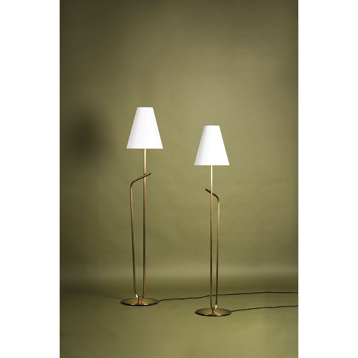 Pearce 64 inch 60.00 watt Patina Brass Floor Lamp Portable Light