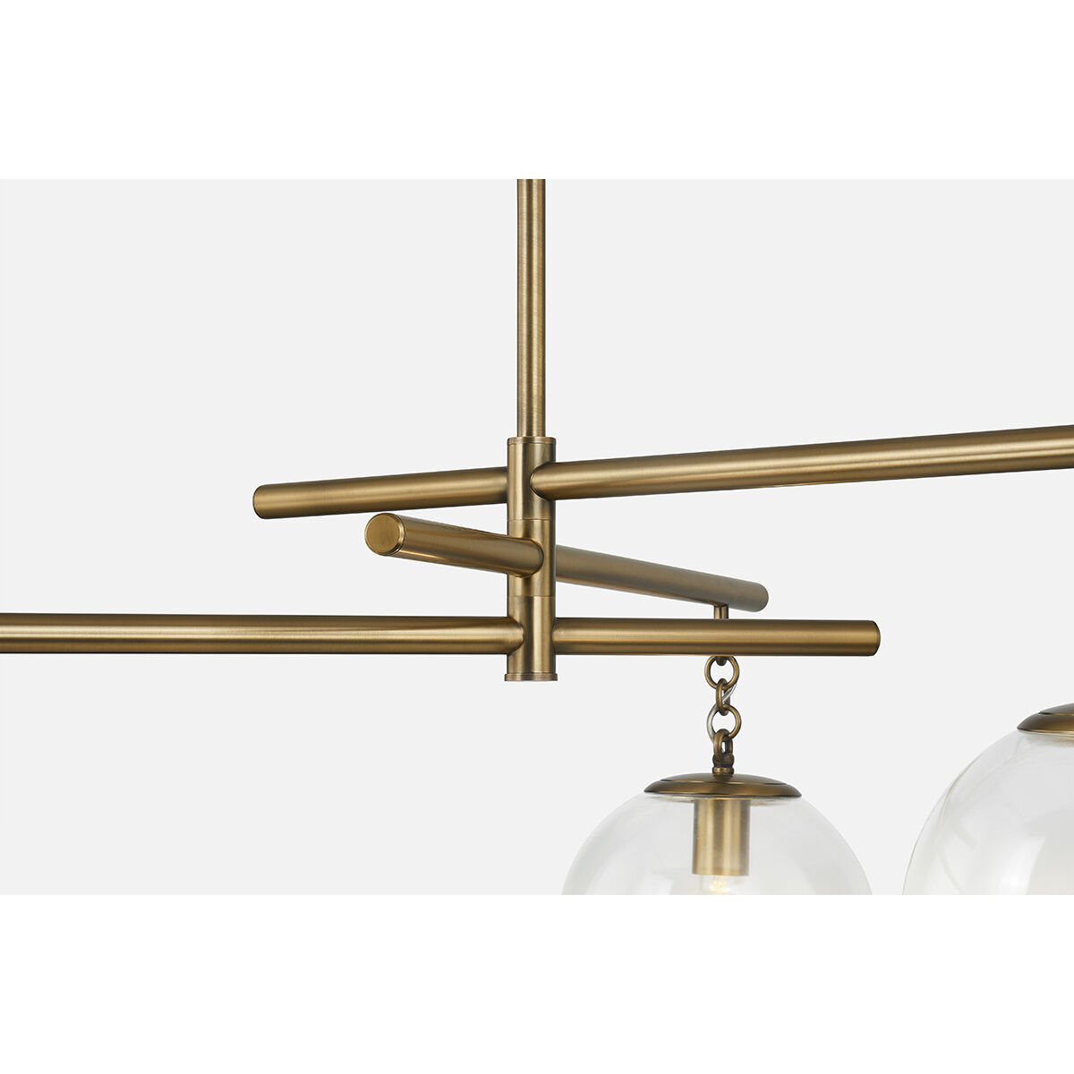 Wade 3 Light 44.25 inch Patina Brass Chandelier Ceiling Light