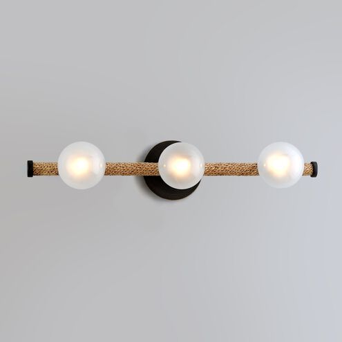 Nomad 3 Light 24 inch Classic Bronze Bath And Vanity Wall Light