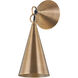 Midvale 1 Light 4.75 inch Patina Brass Wall Sconce Wall Light