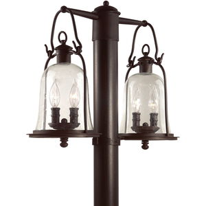 Owings Mill 4 Light 21 inch Natural Bronze Post