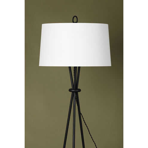 Santa Monica 67.75 inch 100.00 watt Forged Iron Floor Lamp Portable Light