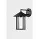 Long Beach 1 Light 13 inch Textured Black Outdoor Wall Sconce