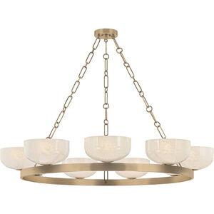 Caelum 9 Light 44.5 inch Patina Brass Chandelier Ceiling Light