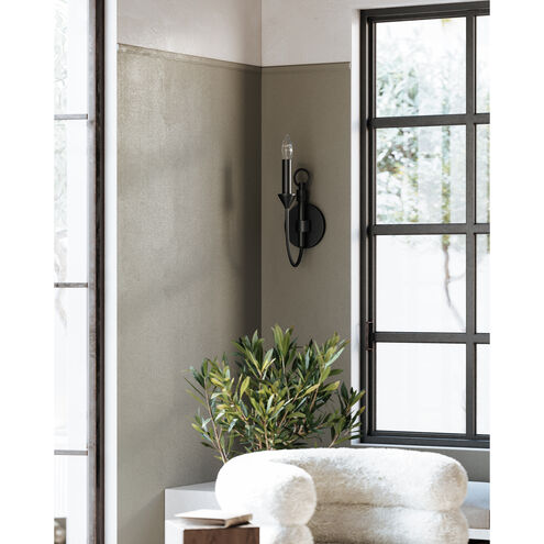 Cate 1 Light 5 inch Forged Iron Wall Sconce Wall Light