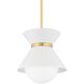 Scout 1 Light 20 inch Soft White/Patina Brass Pendant Ceiling Light, Large