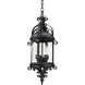 Pamplona 4 Light 10.25 inch Soft Off Black Outdoor Hanging Lantern