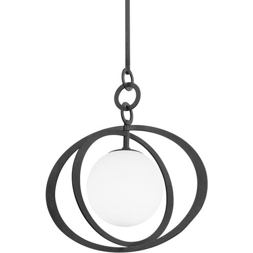 Olancha 1 Light 22 inch Black Iron Pendant Ceiling Light