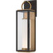 Gareth LED 18 inch Patina Brass/Textured Black Exterior Wall Sconce