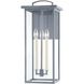 Eden Outdoor Wall Sconce in Weathered Zinc