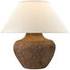 Calabria 20 inch 3 watt Rustco and Aged Brass Rechargeable Table Lamp Portable Light