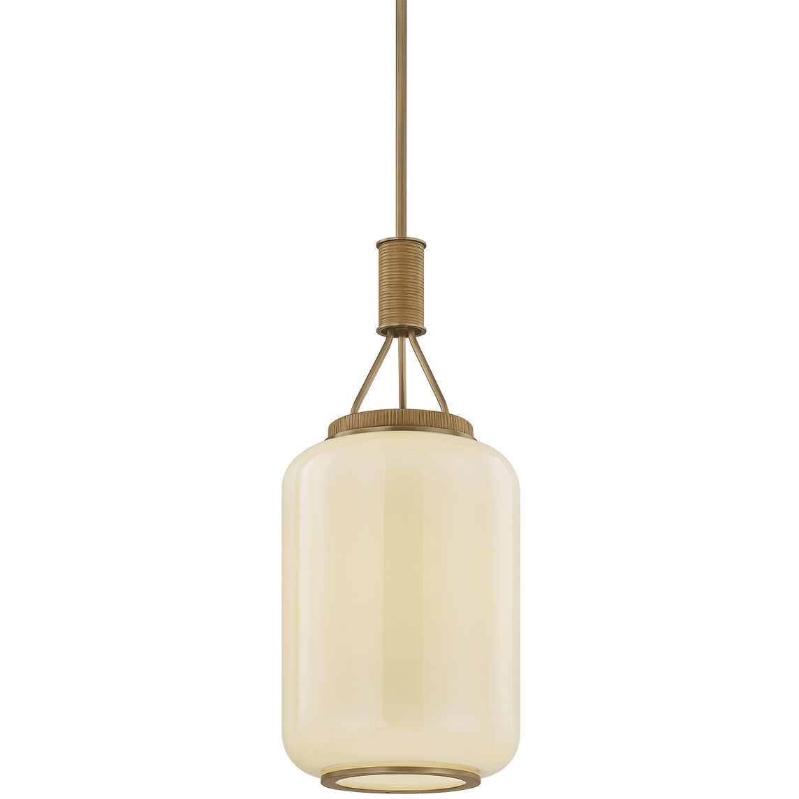 Judson 1 Light 10 inch Patina Brass Lantern Ceiling Light