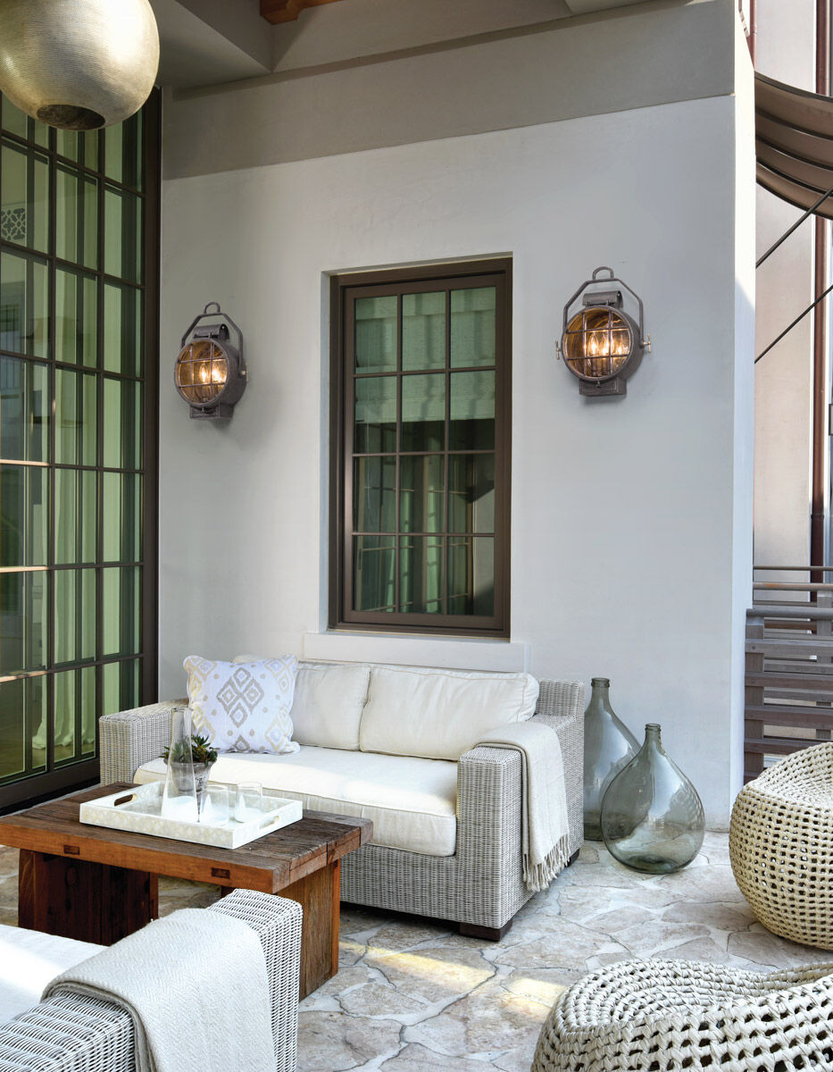Outdoor 2 light wall sconce discount
