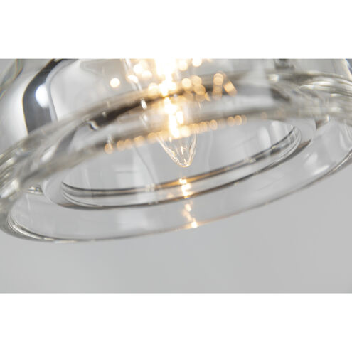 Menlo Park 10 Light 43 inch Deep Bronze Chandelier Ceiling Light, Historic Clear Pressed Glass
