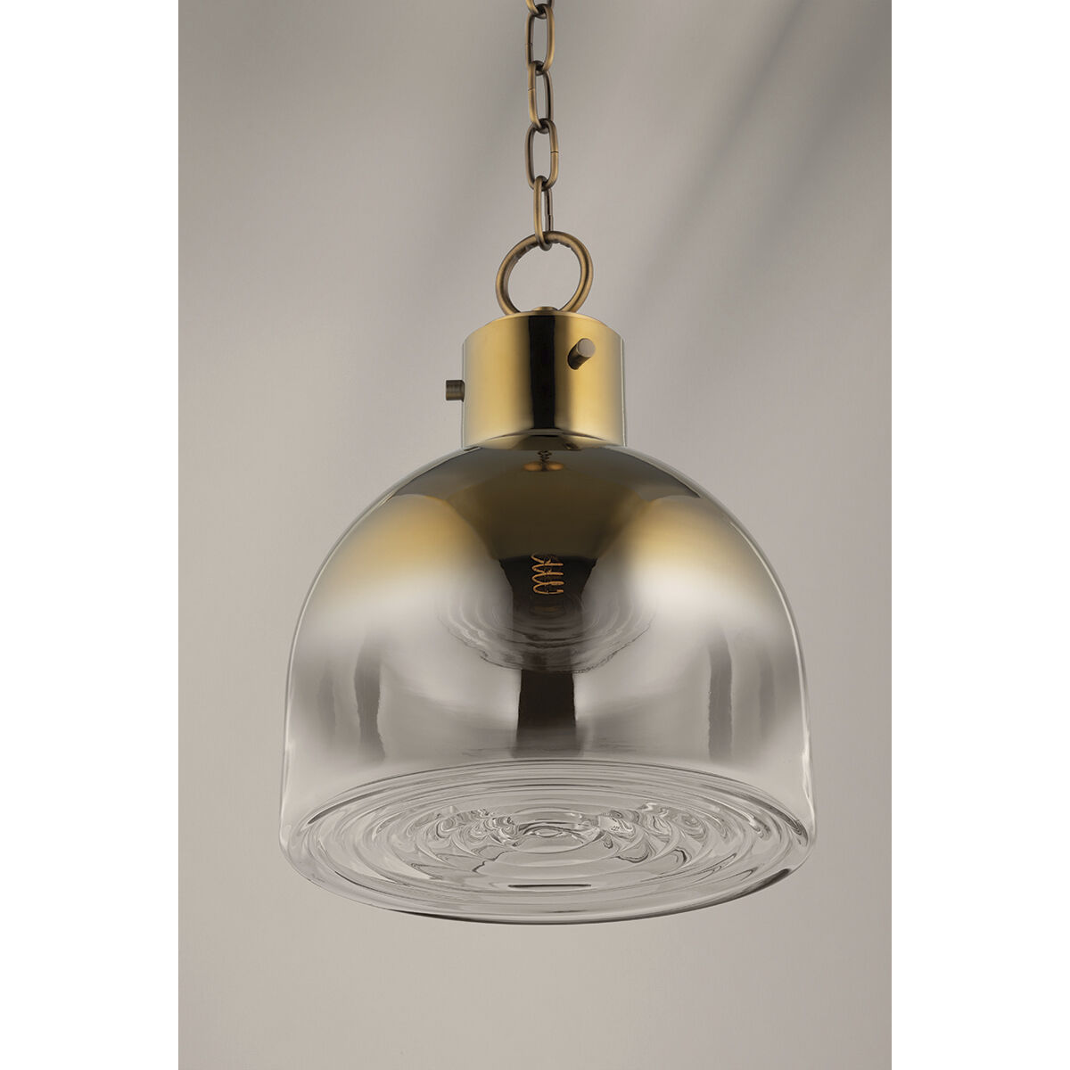 Beryl 1 Light 11.75 inch Patina Brass Pendant Ceiling Light