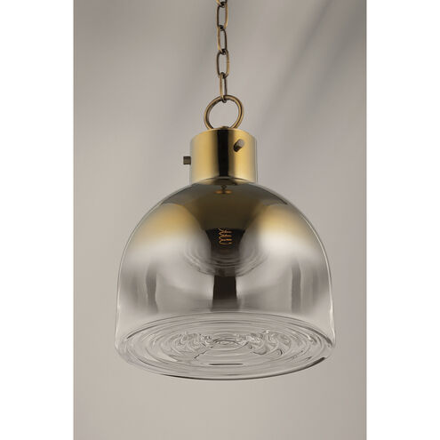 Beryl 1 Light 11.75 inch Patina Brass Pendant Ceiling Light