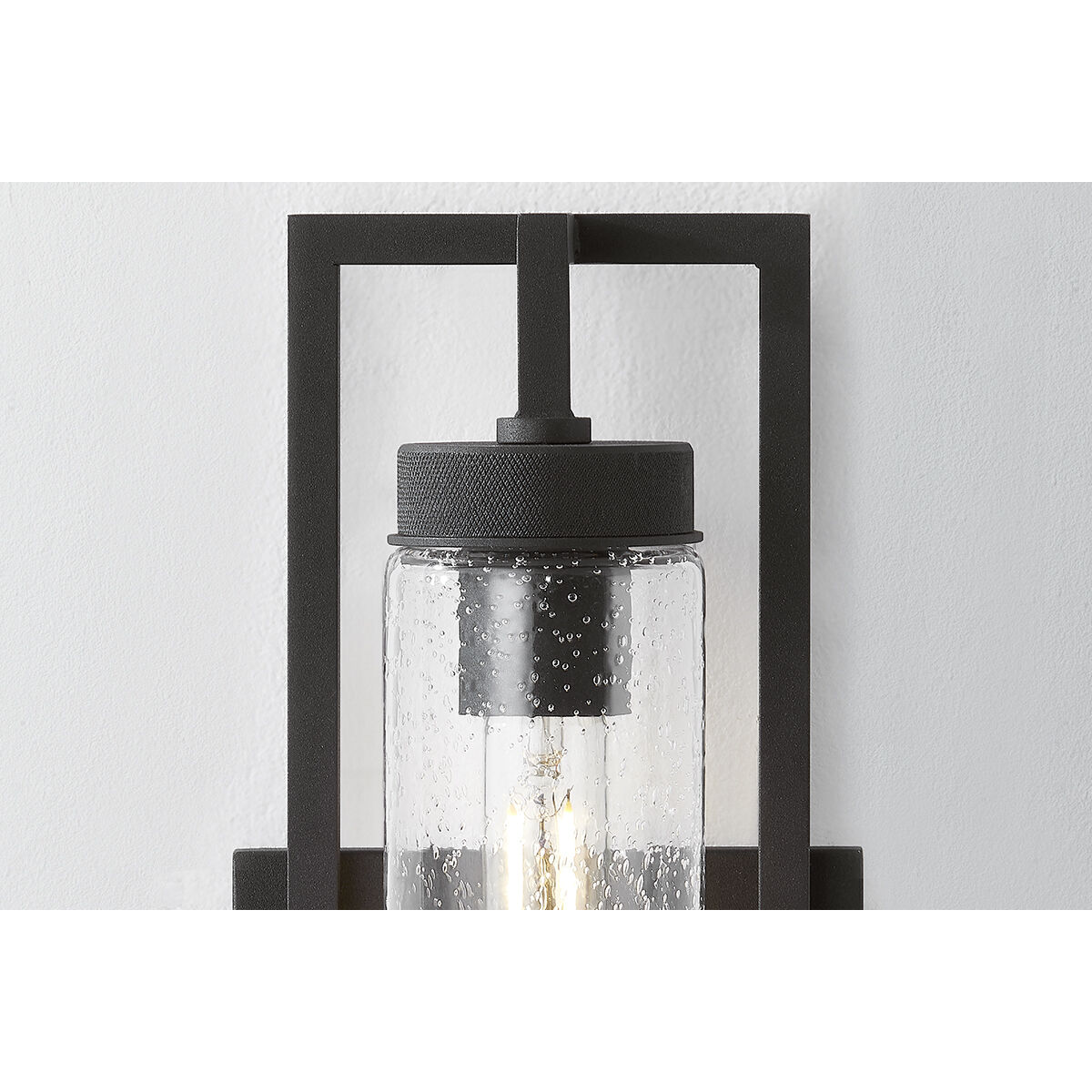 Chester 1 Light 6 inch Textured Black Wall Sconce Wall Light