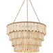 Bentley 12 Light 36.5 inch Patina Brass Chandelier Ceiling Light