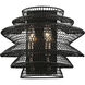 Kokoro 2 Light 12 inch Soft Black Wall Sconce Wall Light