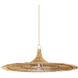 Costa Mesa 1 Light 50 inch Vintage Gold Leaf Pendant Ceiling Light