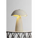 Soloma 20.75 inch 15.00 watt Patina Brass/Ceramic Artisan White Table Lamp Portable Light
