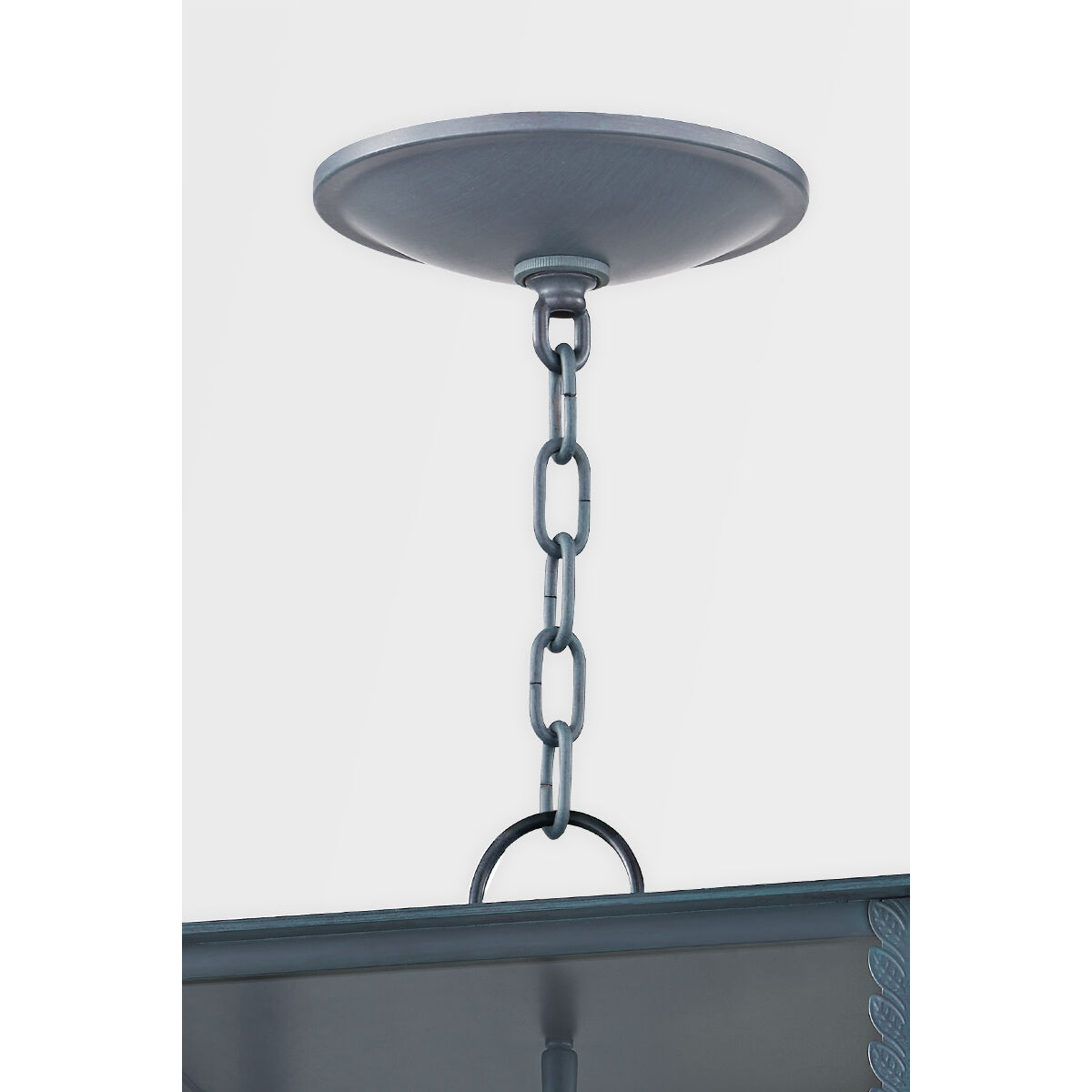 Zuma 4 Light 15 inch Verdigris Outdoor Pendant
