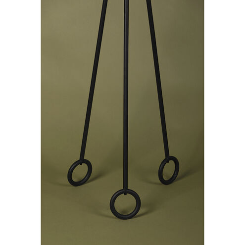 Santa Monica 67.75 inch 100.00 watt Forged Iron Floor Lamp Portable Light