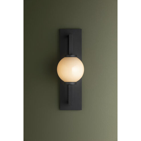 Darwin 1 Light 18.75 inch Textured Black Outdoor Wall Sconce