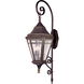 Morgan Hill 3 Light 38 inch Natural Rust Outdoor Wall Sconce