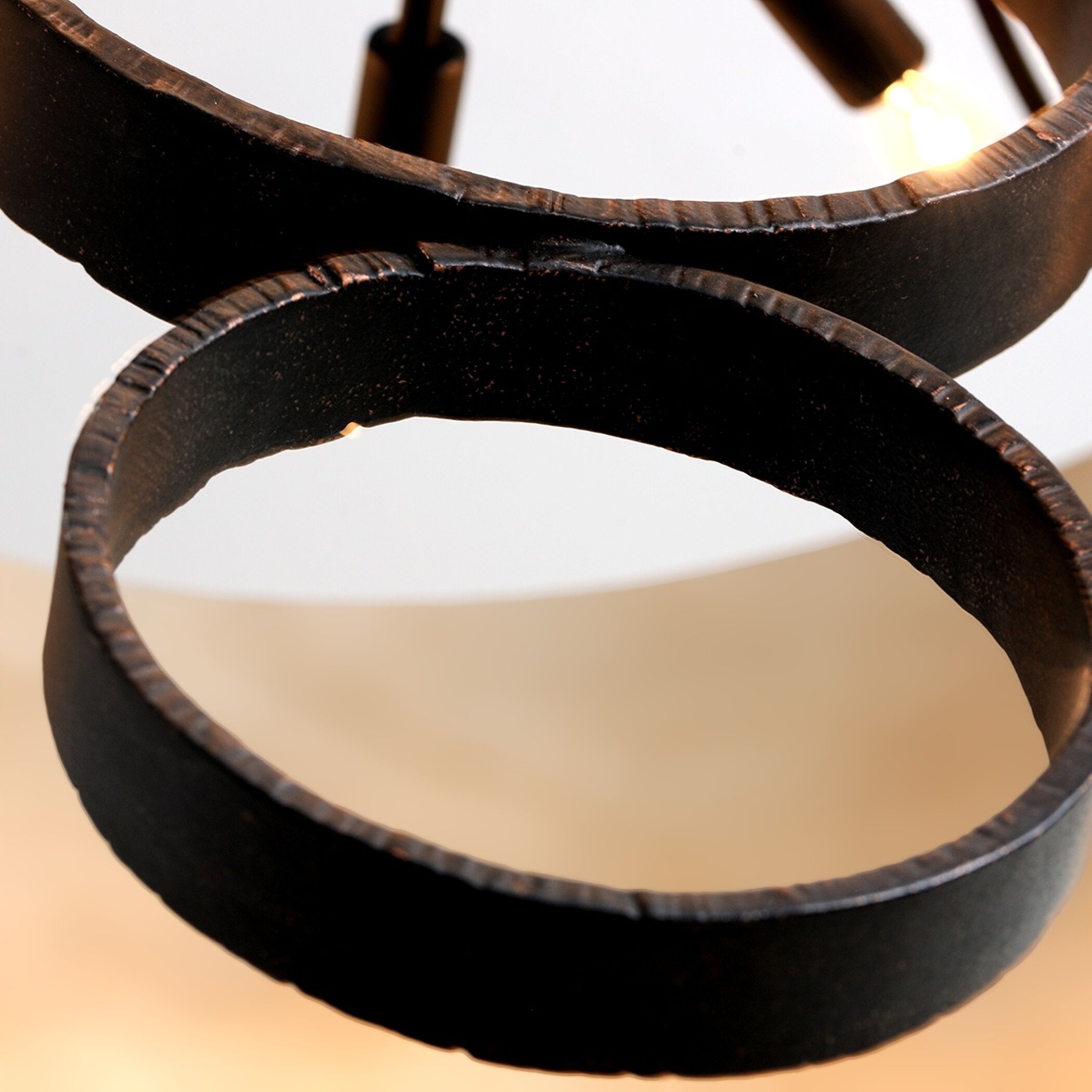 Rivington 4 Light 20 inch Charred Copper Chandelier Ceiling Light